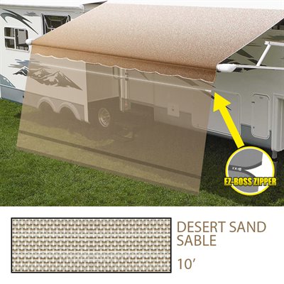 Sun Blocker 10' Desert Sand - EZ BOSS ZIPPER